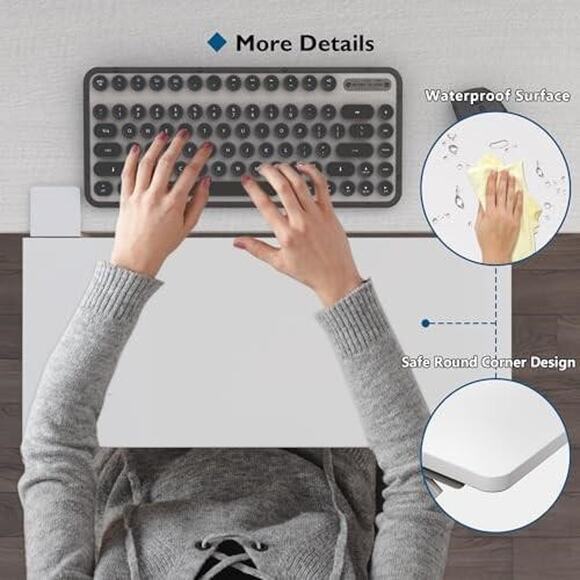 NEW BONTEC Small Ergonomics Desk Extender Tray, 20x9.5 - Picture 5 of 5
